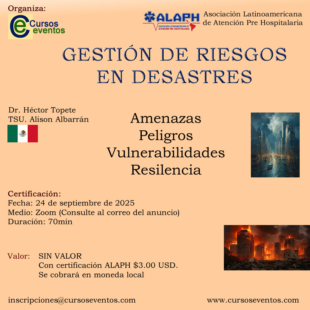 Gestión de Riesgos en Desastres