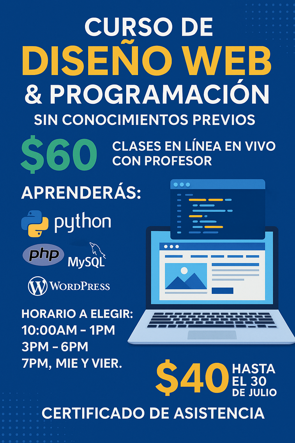 Programación Python y web